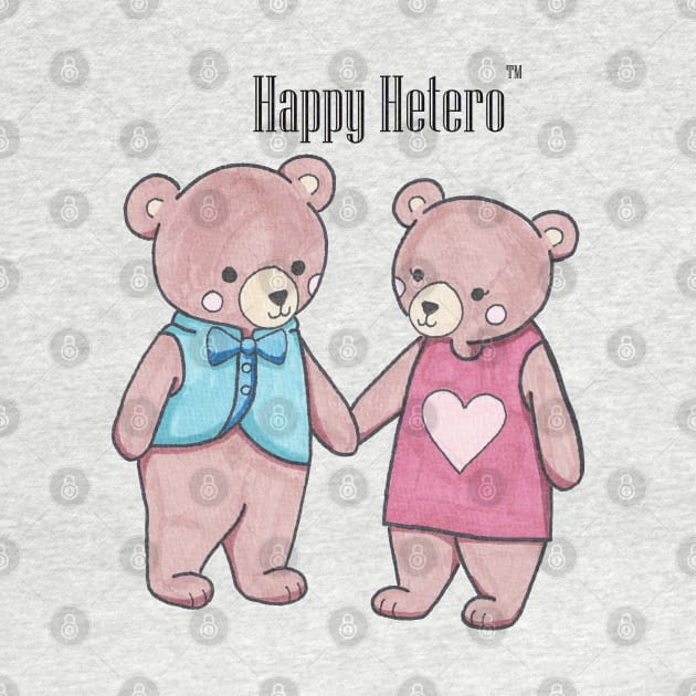 Happy Hetero "Beary Couple" by Happy Hetero™